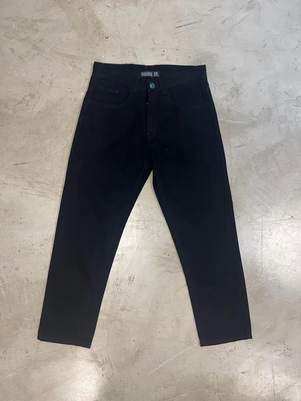 JEANS MOM LISO NEGRO