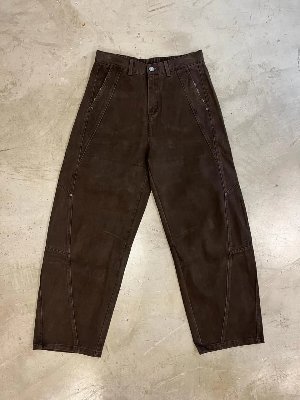 JEANS BAGGY CHOCOLATE